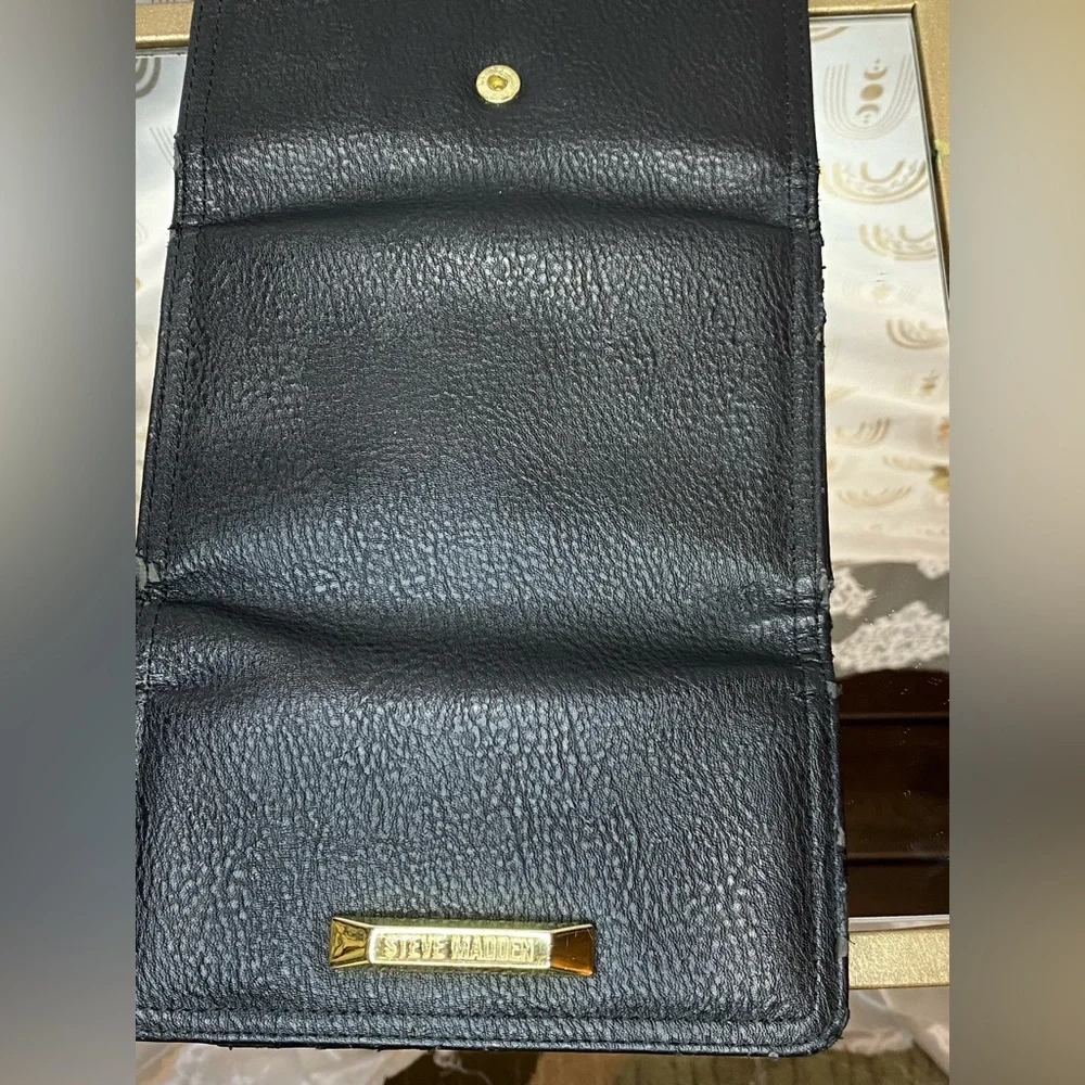Steve Madden Black Clutch